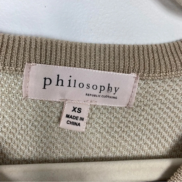 Philosophy Tan Camo Super Soft Sweater - Picture 7 of 11
